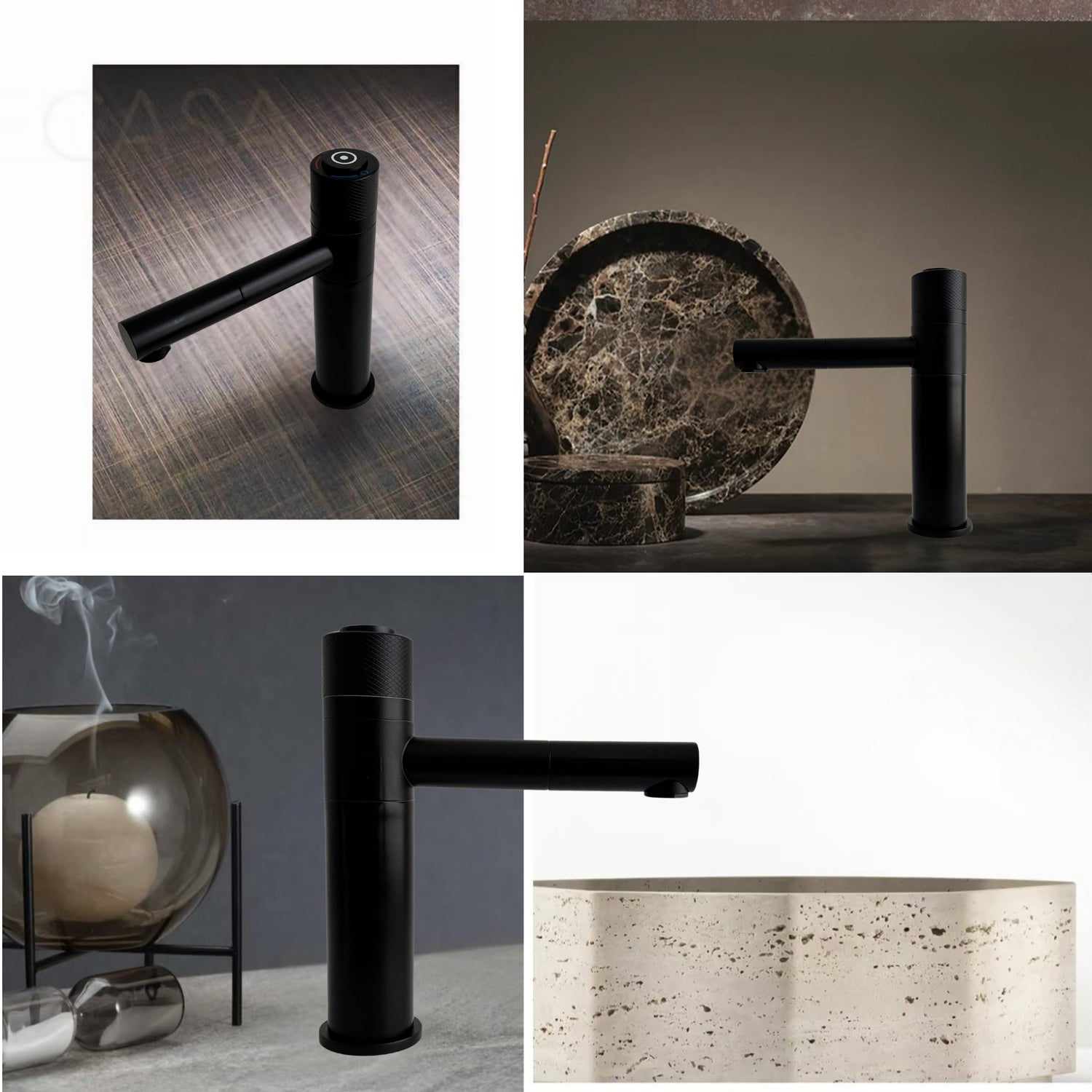 Matte Black Faucets