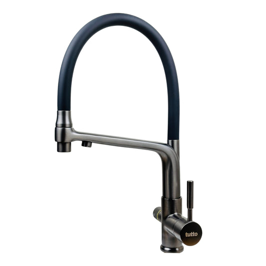 Reverse Osmosis Filter Compatible 3-in-1 Kitchen Faucet Gunmetal Gray