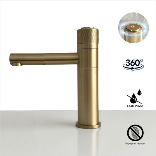 Luxury Push Button Bathroom Faucet